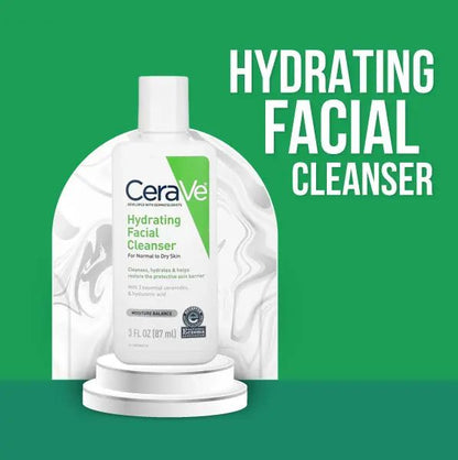 Cerave Hydrating Facial Cleanser For Normal To Dry Skin 87ml