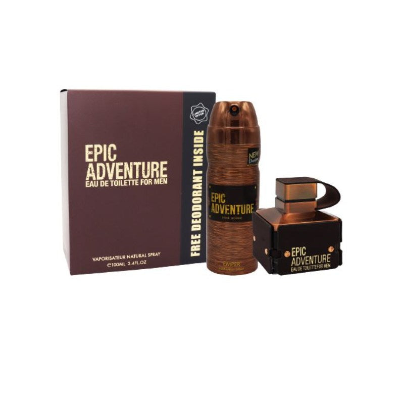 Aris Perfumes Epic Adventure EDT for Men With Deodorant-100ml