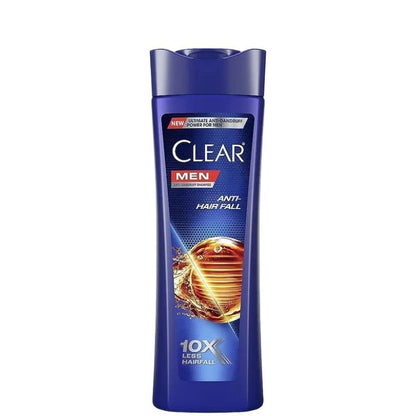 Clear Men Anti Hair Fall Shampoo 10X Less Hairfall 320ml – Strong & Healthy Hair Care with Scalp Strengthening Formula