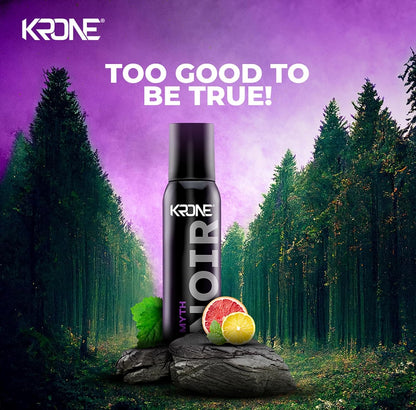 Krone Noir Myth Gas-Free Body Spray 120ml Long-Lasting Fresh & Masculine Fragrance