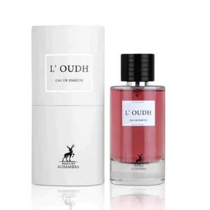 L’Oudh Eau De Parfum 100ml by Maison Alhambra Long-Lasting Rich & Woody Fragrance