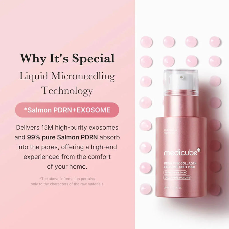 Medicube PDRN Pink Collagen Exosome Shot Serum 2000 30ml