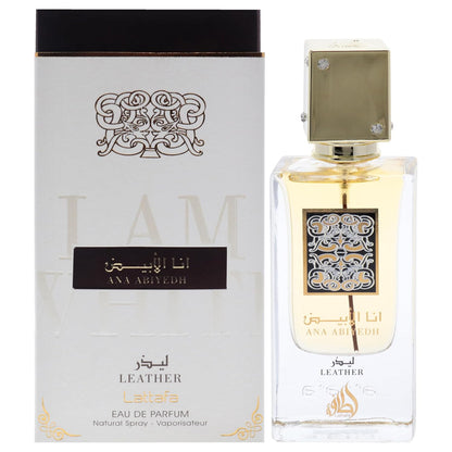 Lattafa Ana Abiyedh Leather Perfumes For Women And Men  Eau De Parfum Spray 60ml