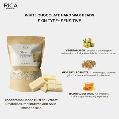 Rica White Chocolate Brazilian Hard Bead Wax -150 gm