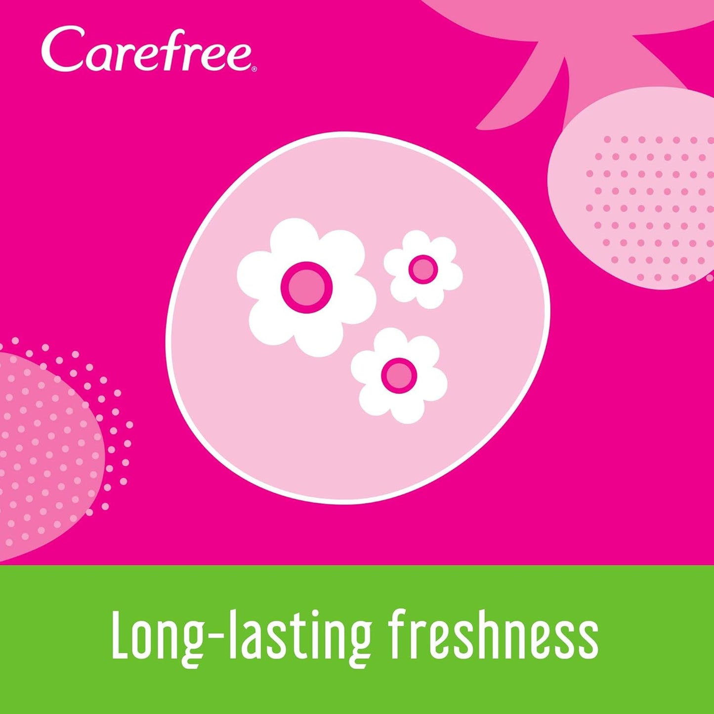 Carefree Cotton Feel Normal Pantyliners Aloe Vera Scent 20pcs - Air Breathable Daily Liners for Everyday Freshness, Comfortab