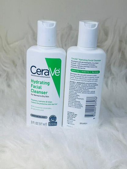 Cerave Hydrating Facial Cleanser For Normal To Dry Skin 87ml