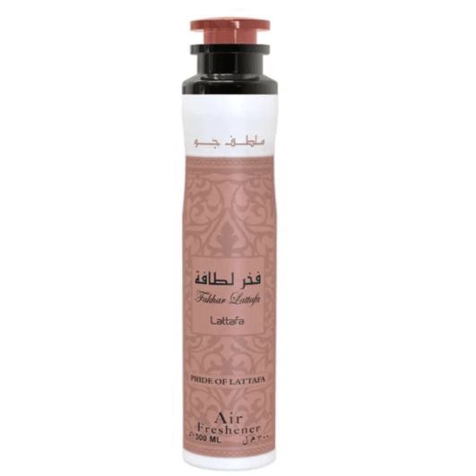Fakhar Lattafa Women Rose Air Freshener 300 ml Floral Home Fragrance & Long‑Lasting Freshness