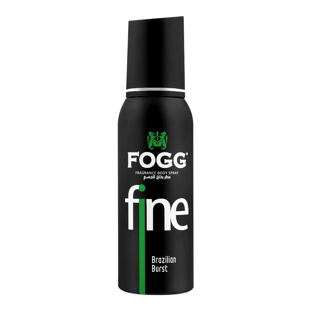 FOGG Fine Fizzy Dew Body Spray 120ml - Long Lasting Fresh Aquatic Masculine Fragrance Deodorant Spray for Men Daily Wear