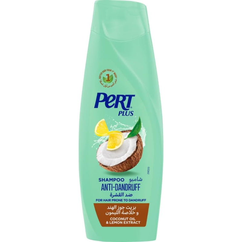 Pert Plus Anti-Dandruff Shampoo With Coconut Oil And Lemon Extract 400ml