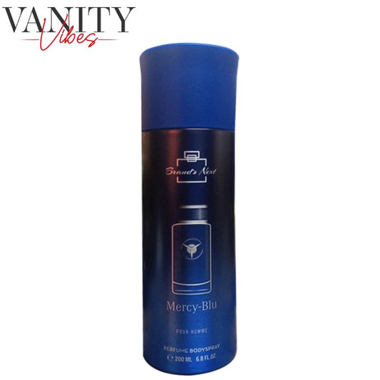Brand’s Next Mercy Blu Pour Homme Perfume Body Spray 200ml Long-Lasting Masculine Fragrance