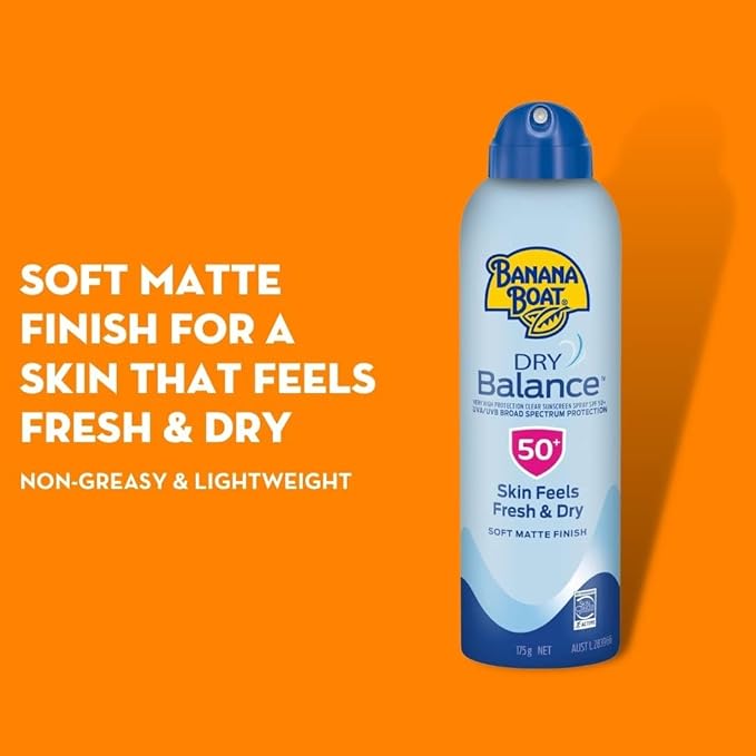 Banana Boat SPF 50+ Dry Balance Sunscreen Spray 175g