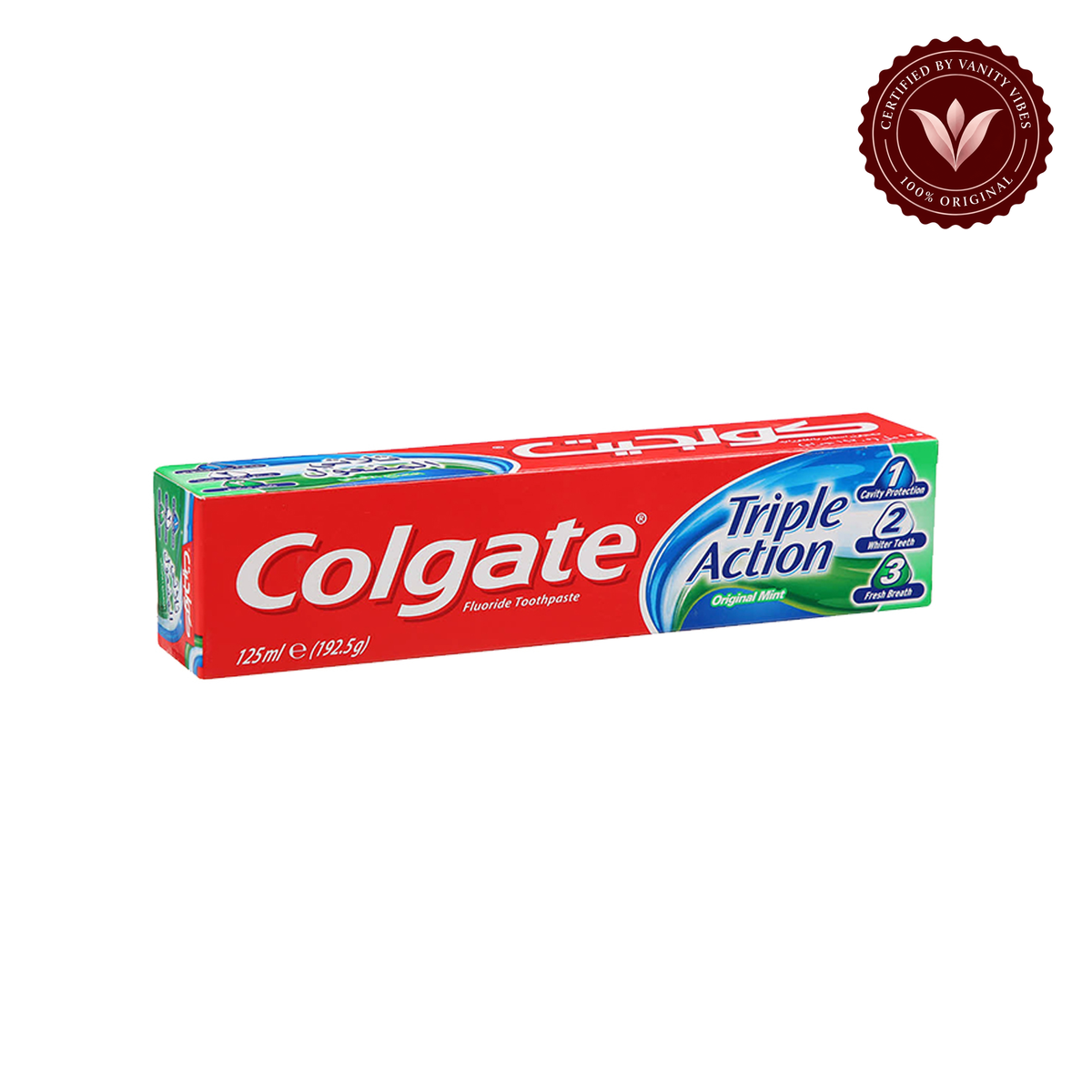 Colgate — Colgate Triple Action Original Mint Toothpaste 125ml Cavity Protection, Fresh Breath & Strong Teeth — image 1