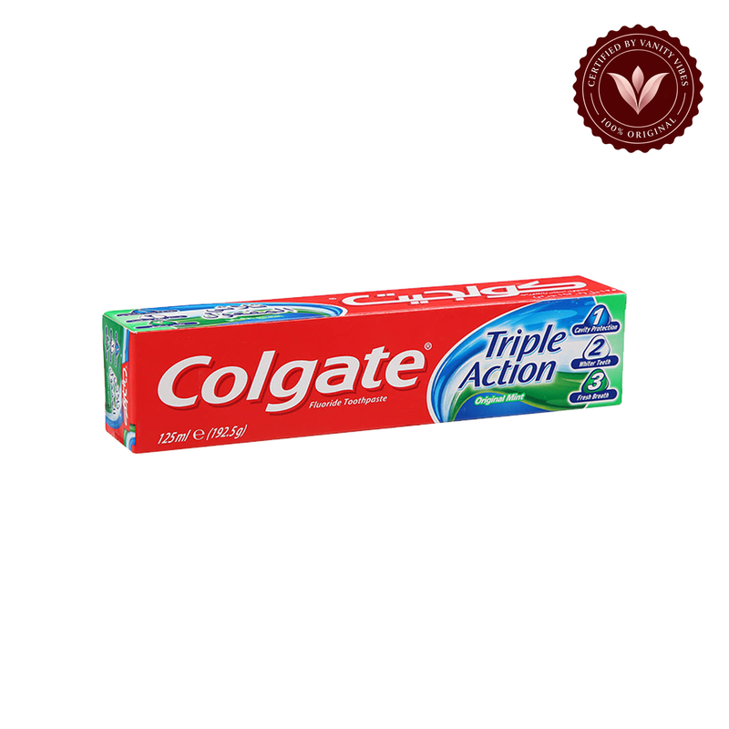 Colgate — Colgate Triple Action Original Mint Toothpaste 125ml Cavity Protection, Fresh Breath & Strong Teeth — image 1