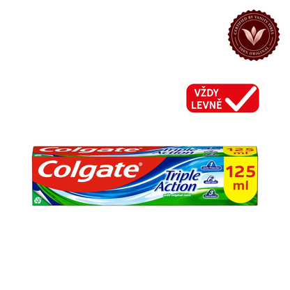 Colgate — Colgate Triple Action Original Mint Toothpaste 125ml Cavity Protection, Fresh Breath & Strong Teeth — image 2