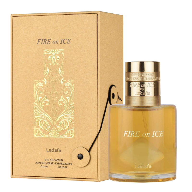 Fire On Ice by Lattafa Eau De Parfum 120ml – Long Lasting Fresh Unisex Fragrance for Men & Women