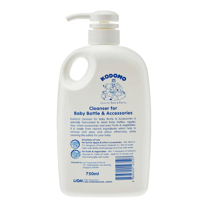 Kodomo Lion Bottle & Accessories Cleanser for Baby 750ml