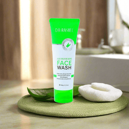 Dr. Rashel Aloe Vera Pore Refine Face Wash 100 g Gentle Cleansing & Pore Care