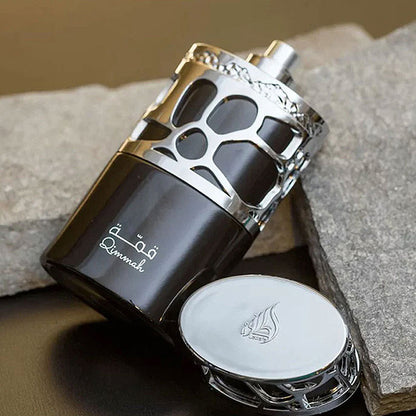 Lattafa Qimmah Eau de Parfum 100ml - Long Lasting Original Bold Woody Masculine Fragrance for Men