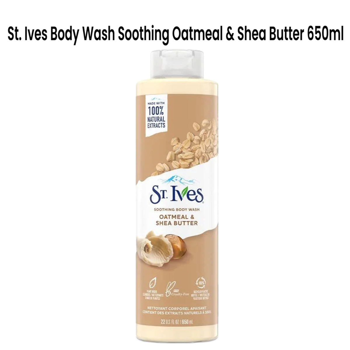 St. Ives Body Wash Soothing Oatmeal & Shea Butter 650ml