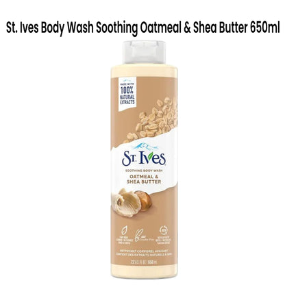 St. Ives Body Wash Soothing Oatmeal & Shea Butter 650ml