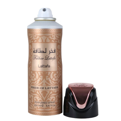 Fakhar Lattafa Women Rose Body Spray 200ml - Long Lasting Floral Fragrance & All-Day Freshness
