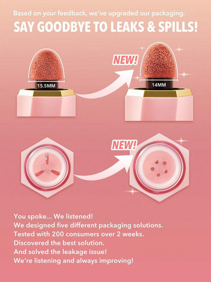 She Glam Sheglam Color Bloom Liquid Blush in Shade Hot Topica 5.2 ml Natural Flush & Long-Lasting Glow