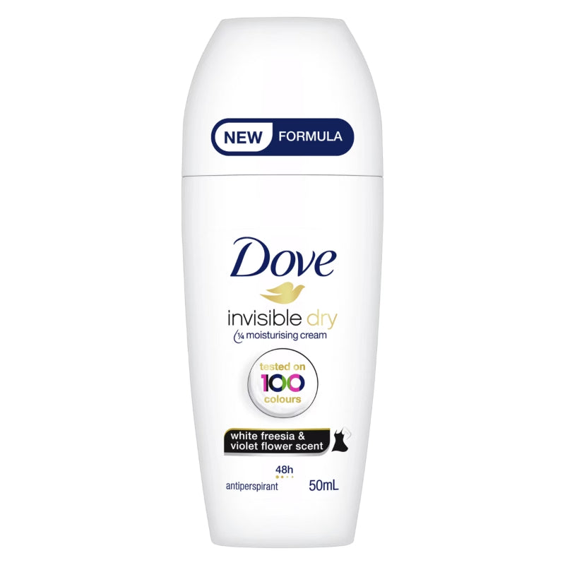 Dove Invisible Dry Anti Perspirant White Freesia & Violet Roll On 50ml