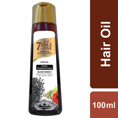 Emami 7in1 Hair Oil Black Seed Damge Control 100ml