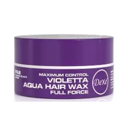 Dexe Maximum Control Violetta Hair Aqua Wax Full Force 150 g Strong Hold & Long-Lasting Style
