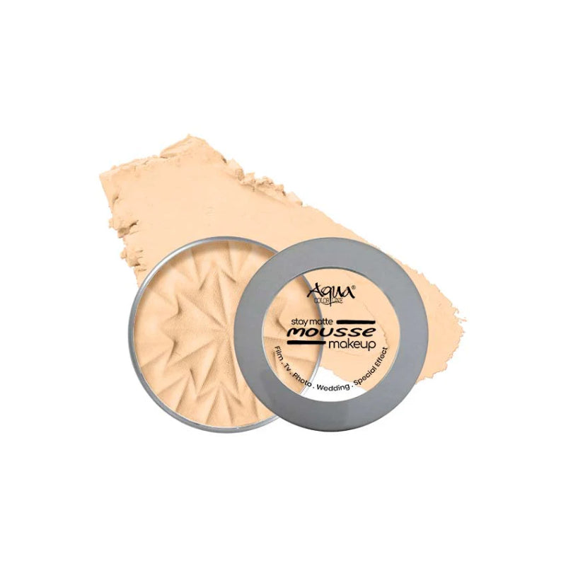 Aqua Color Line Stay Matte Mousse Foundation (Shade:F1)