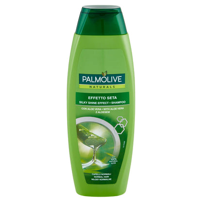 Palmolive Effetto Seta Naturals Silky Shine Aloe Vera Shampoo For Normal Hair 350ml