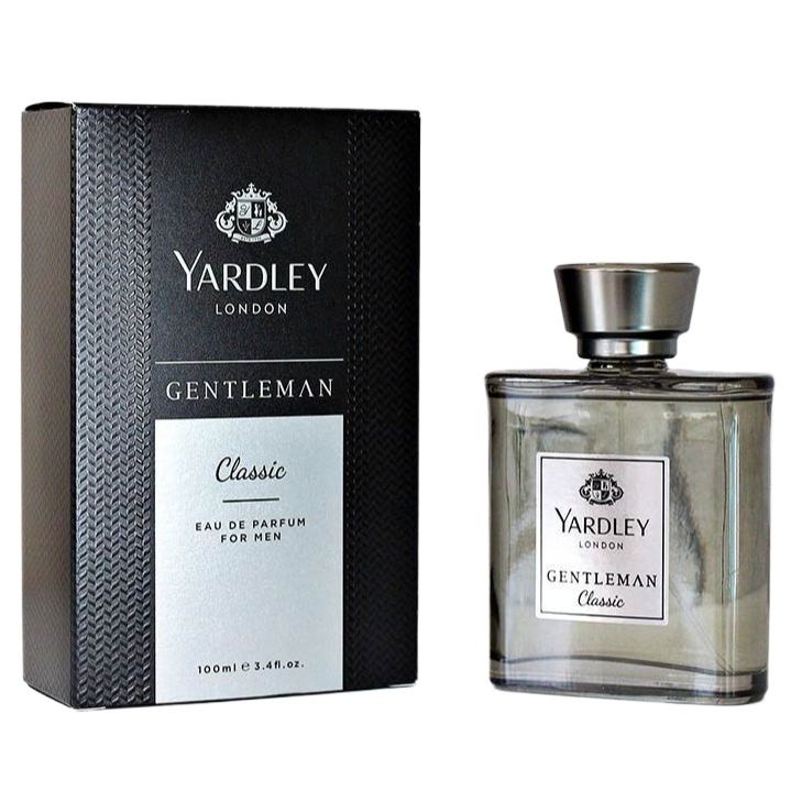 Yardley London Gentleman Classic Eau De Parfum for Men 100ml – Timeless Masculine Fragrance Perfume with Long Lasting Woody A