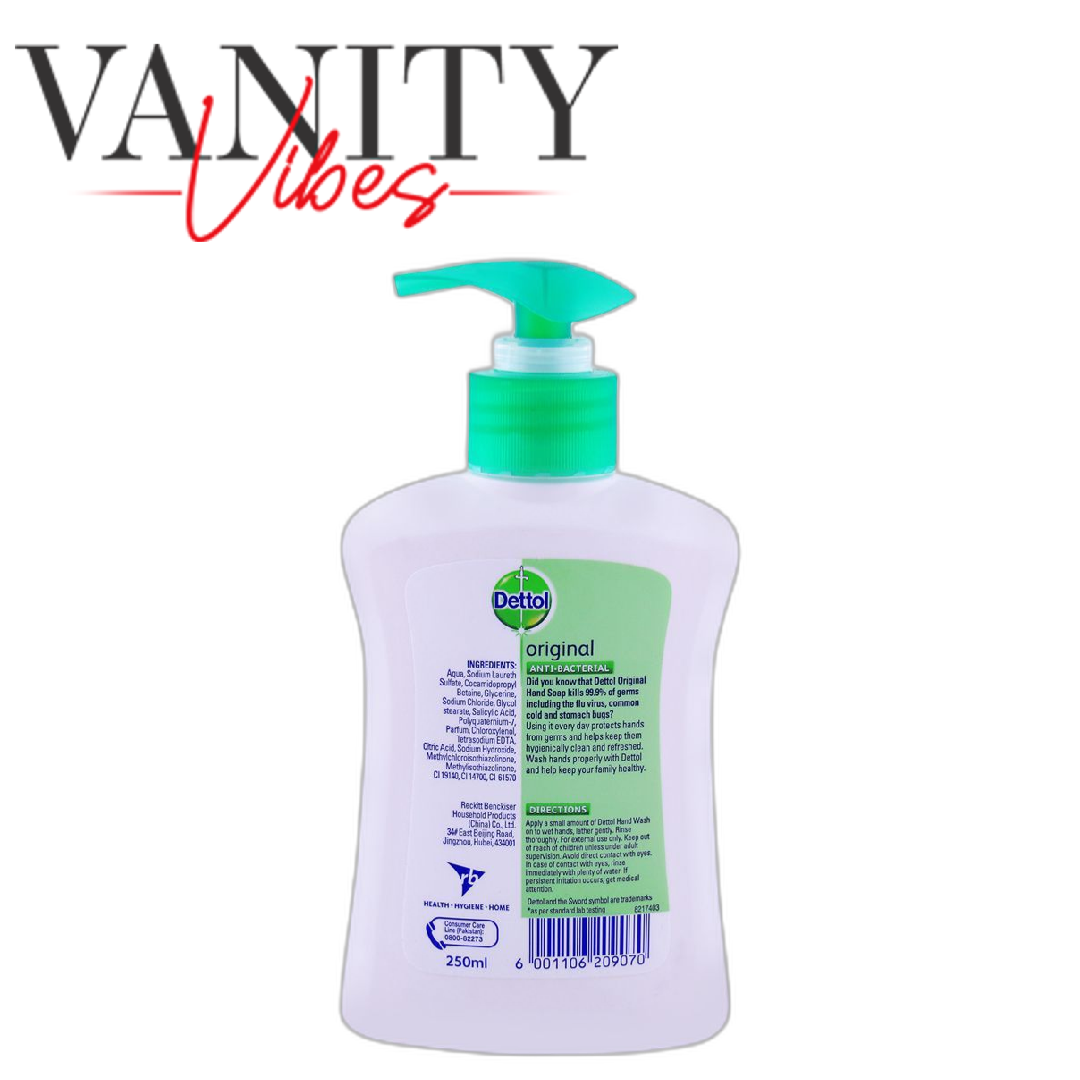 Dettol Original Anti-Bacterial Hand Wash 2ml - Daily Liquid Hand Cleaner