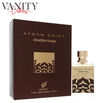 Afnan Edict Ouddiction Extrait De Parfum 80ml