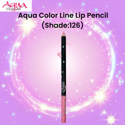 Aqua Color Line Lip Pencil (Shade:126)