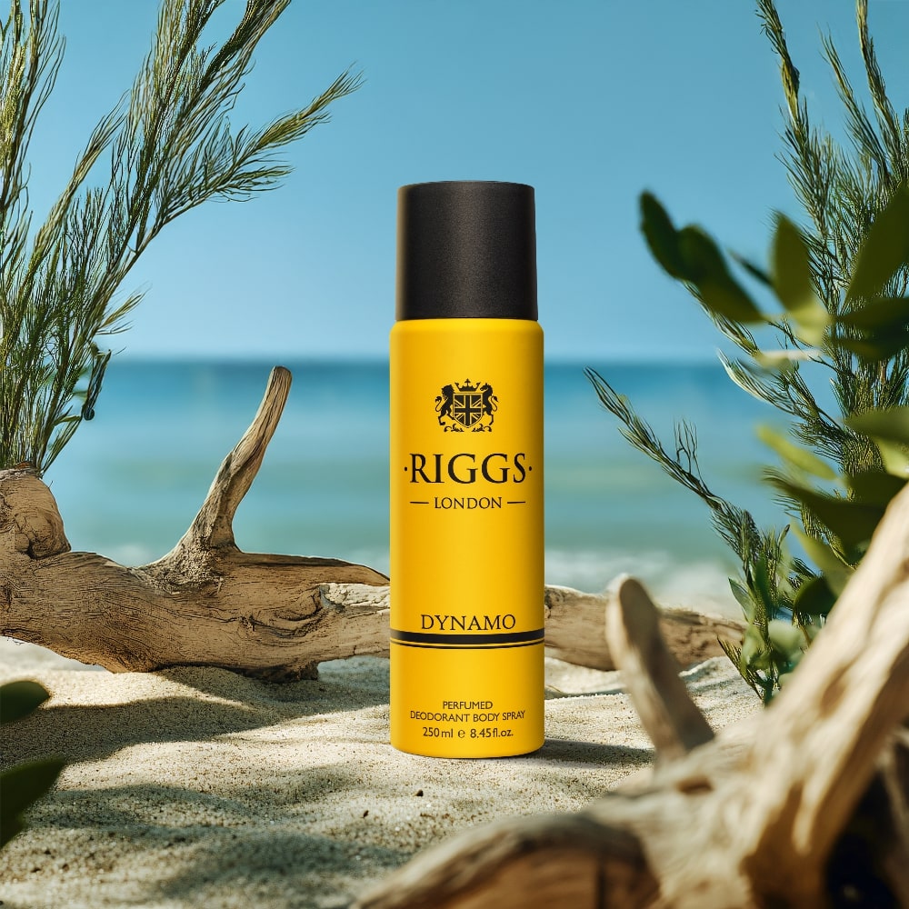 Riggs London Dynamo Perfumed Deodorant Body Spray 250ml Long-Lasting Fresh & Masculine Fragrance