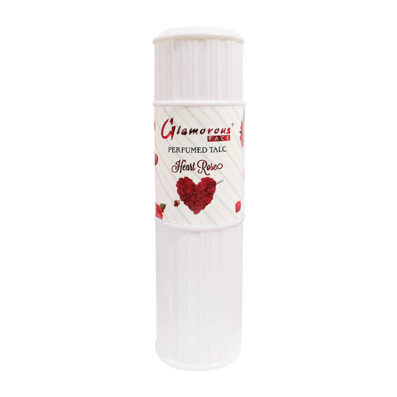 Glamorous Face Talcum Powder Large (Heart Rose)