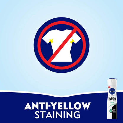 Nivea Black & White Invisible Clean 48H Protection Anti-Perspirant Spray 150ml