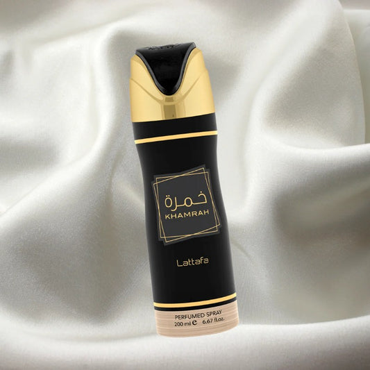 Lattafa Khamrah Deodorant Spray 200ml - Original Long Lasting Arabic Fragrance