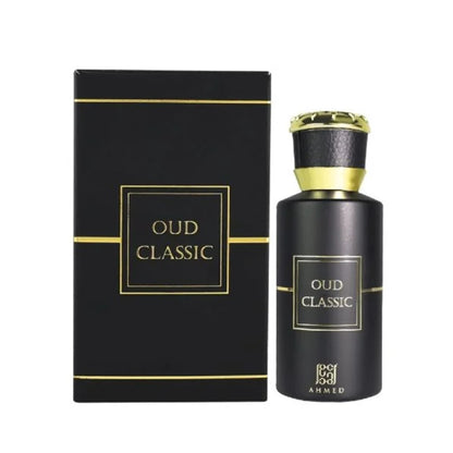 Oud Classic EDP 50ml by Ahmed Al Maghribi Long-Lasting Rich Oud Fragrance for Men & Women