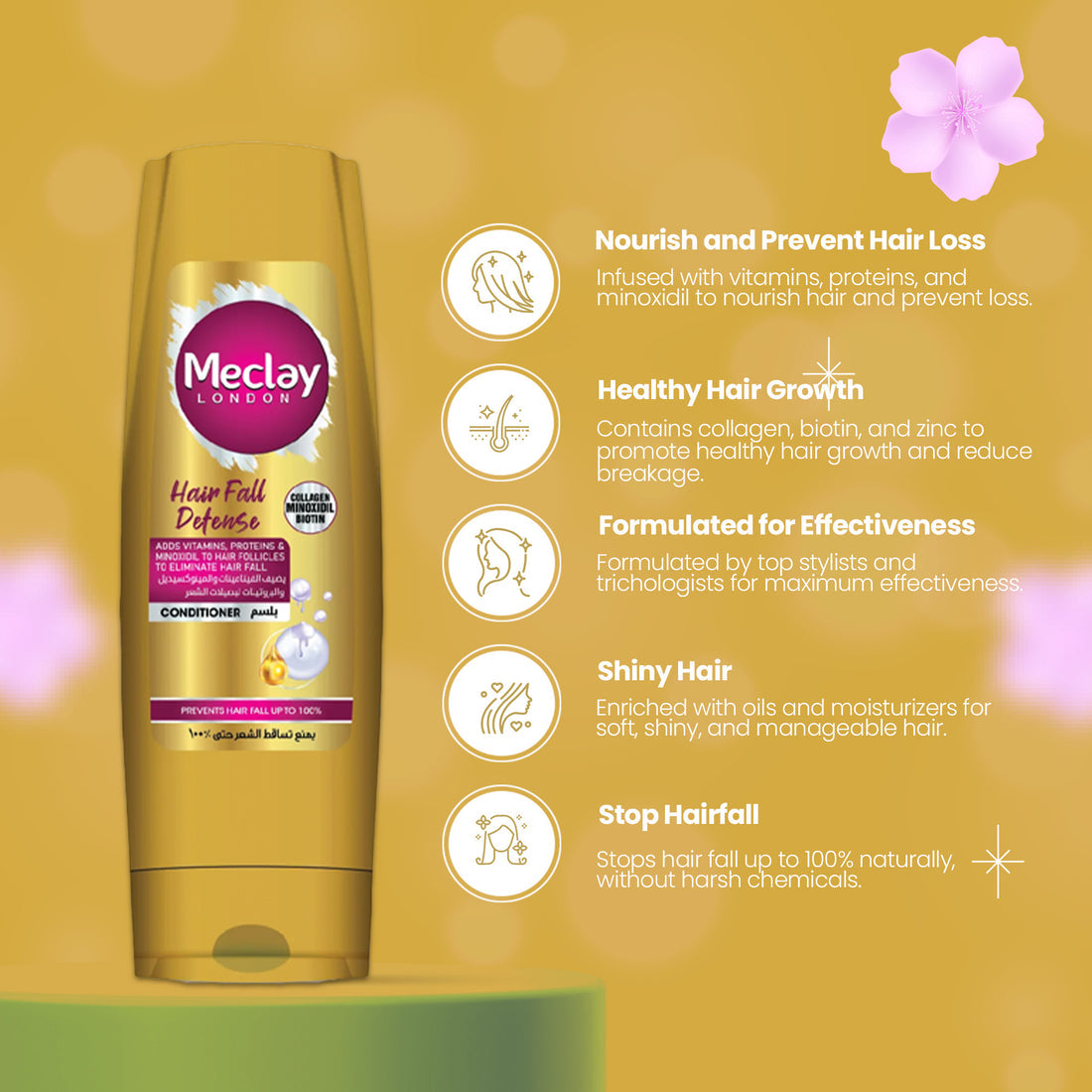 Meclay London Hair Fall Defense Conditioner 350ml