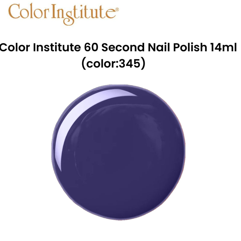 Color Institute 60 Second Nail Polish 14ml (color:345)