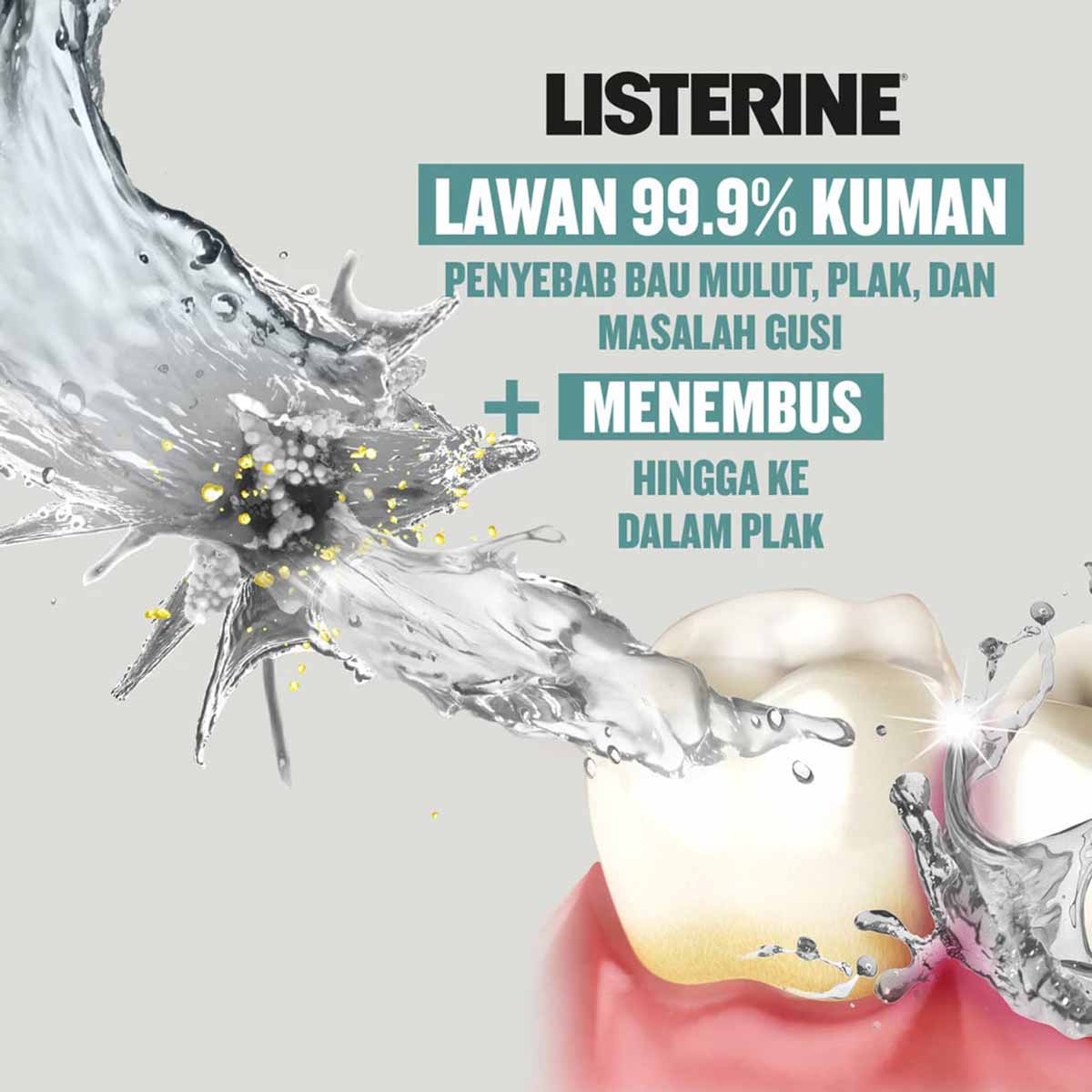 Listerine Multi Protect Healthy Bright Antiseptic Mouthwash 250ml Cavity Protection & Fresh Breath