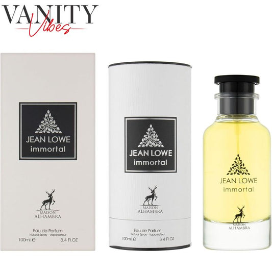 Jean Lowe Immortal Eau De Parfum for Men 100ml by Maison Alhambra Long-Lasting Bold & Masculine Fragrance