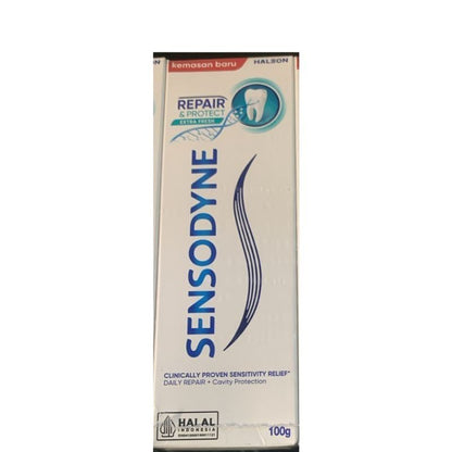 Sensodyne Repair & Protect Extra Fresh Toothpaste 100g Clinically Proven Sensitive Relief & Cavity Protection Halal