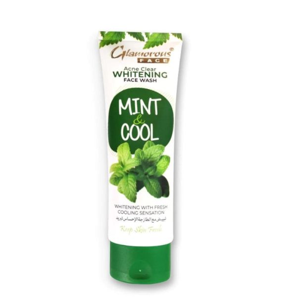 Glamorous Face Acne Clear Whitening Mint & Cool Face Wash 100gm
