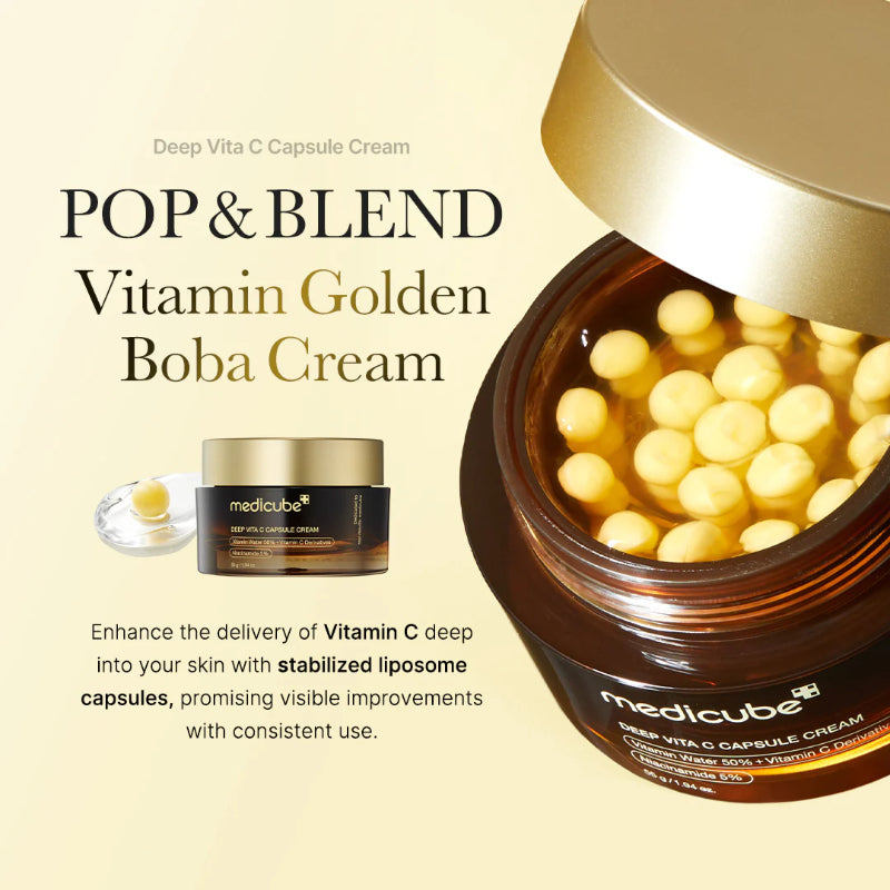 Medicube Deep Vita C Capsule Cream 55 g Brightening Care & Even Skin Tone (K Beauty)