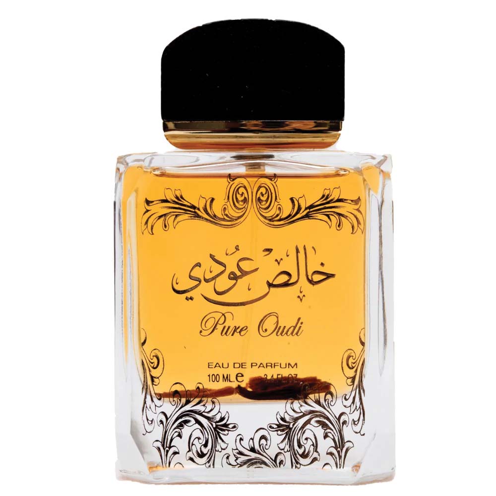 Lattafa Pure Oudi (Khalis Oudi) 100ml EDP Spray Wood + Free Deo Inside