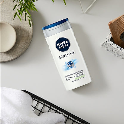 Nivea Men Sensitive Soothing + Bamboo Extract Shower Gel 3in1 250ml