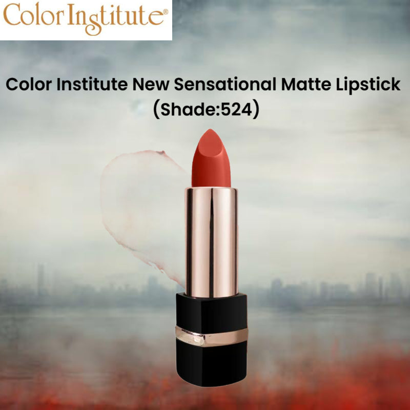 Color Institute New Sensational Matte Lipstick (Shade:524)
